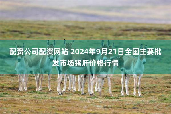 配资公司配资网站 2024年9月21日全国主要批发市场猪肝价格行情