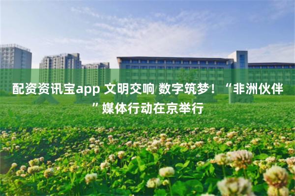 配资资讯宝app 文明交响 数字筑梦！“非洲伙伴”媒体行动在京举行